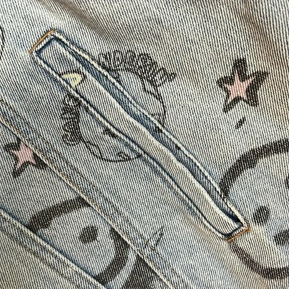 WILD FABLE Wild Graffiti Jean Jacket - Picture 9 of 16